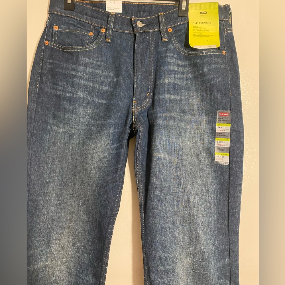 Levi's Flex Jeans  34 x 32 stretch straight